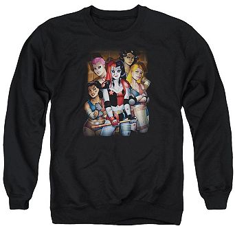 Batman Bad Girls Adult Crewneck Sweatshirt