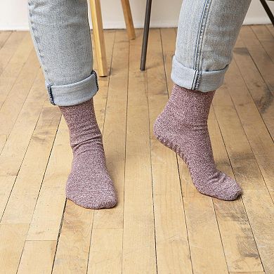 Gripjoy Men's Crew Socks With Grips (pack Of 3)