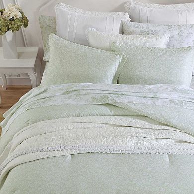 Laura Ashley Lifestyles Heirloom Ditzy Floral Comforter Set