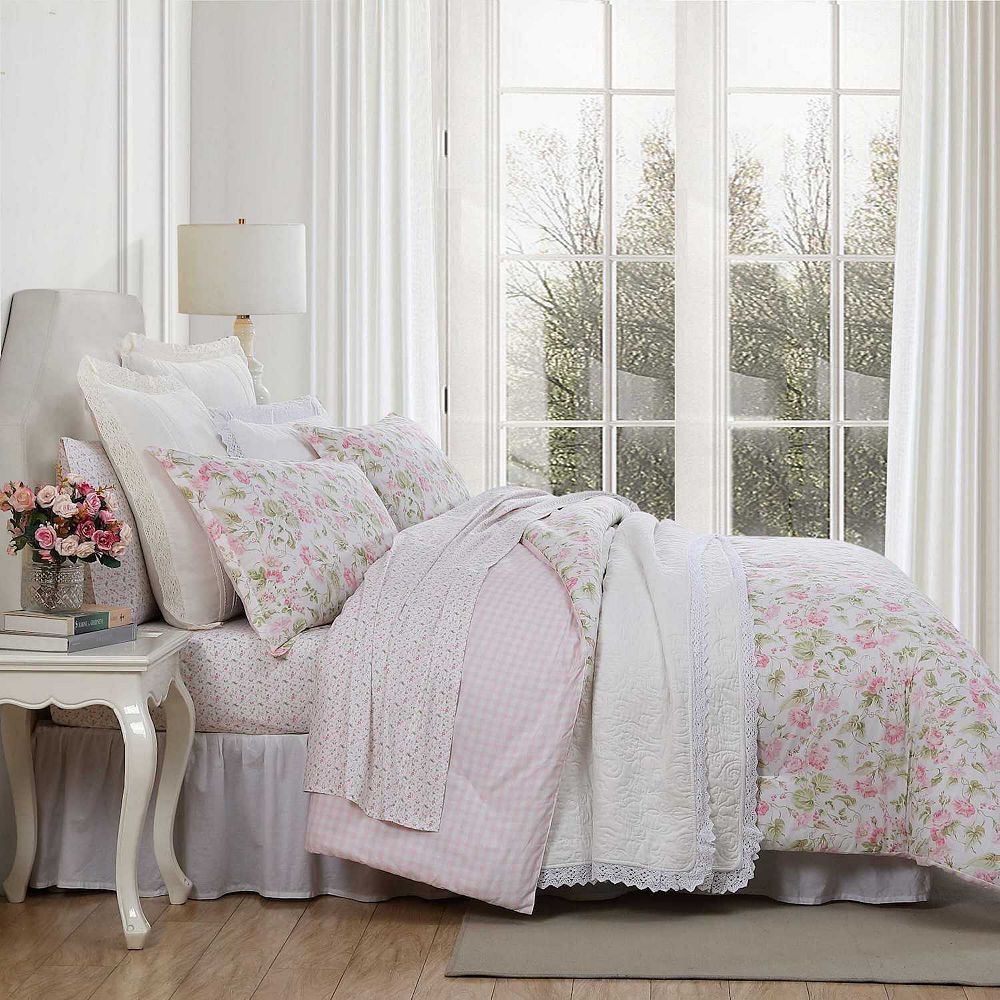 Laura Ashley Lifestyles Morning Gloria Floral Comforter Set