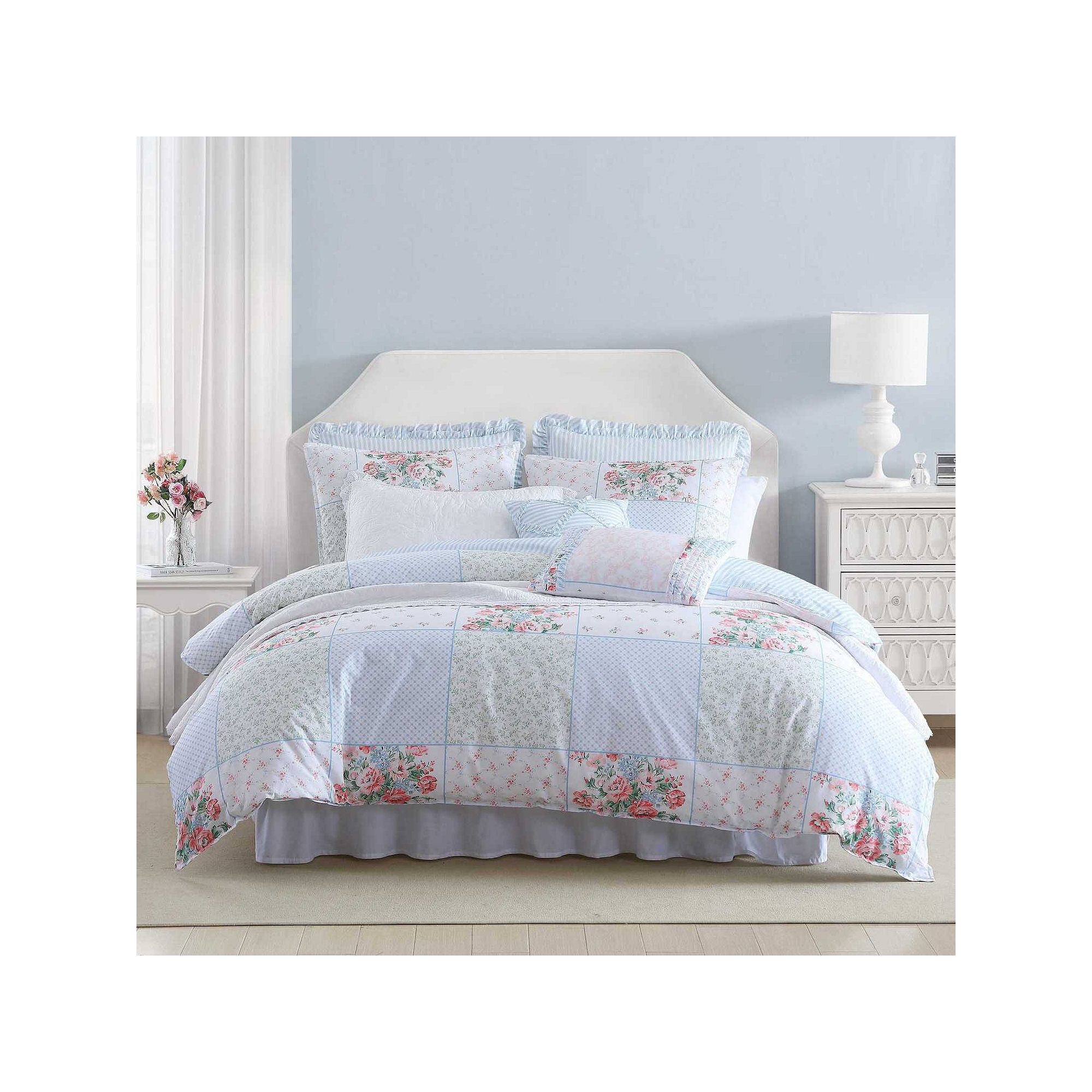 Laura Ashley Lifestyles Hope Patchwork Floral Duvet Set, Multi