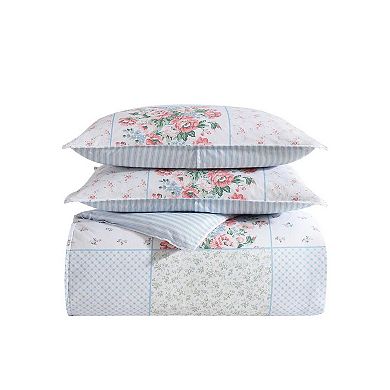 Laura Ashley Lifestyles Hope Patchwork Floral Duvet Set