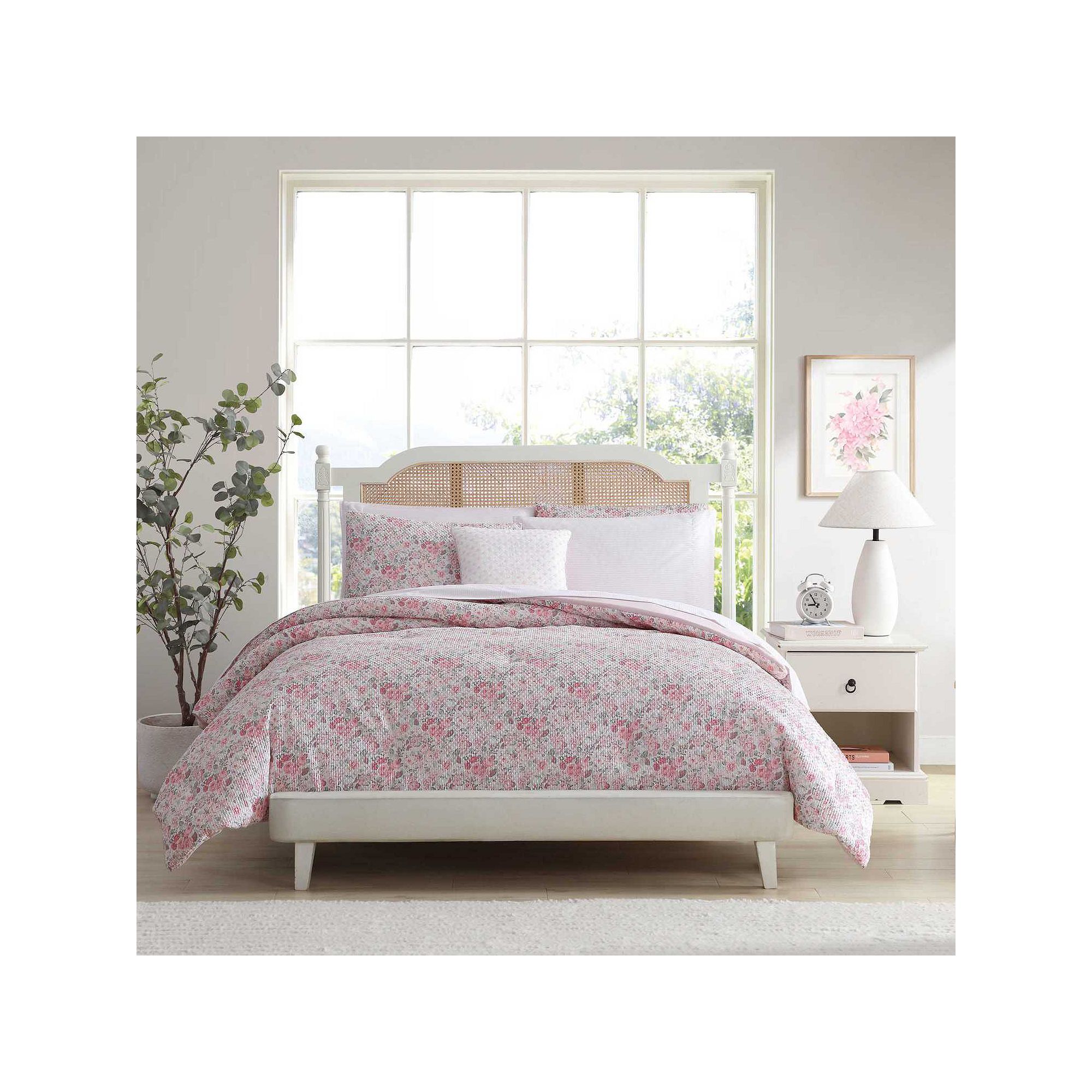 Laura Ashley Lifestyles Quartet Floral Comforter Set, Multi