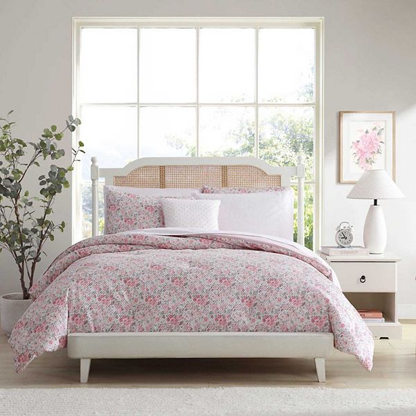 Laura Ashley Lifestyles Quartet Floral Comforter Set