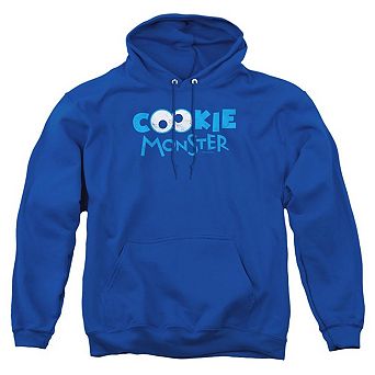 Sesame Street Cookie Eyes Adult Pull Over Hoodie