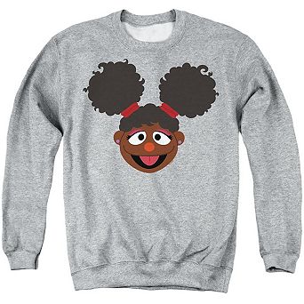 Sesame Street Gabrielle Face Adult Crewneck Sweatshirt