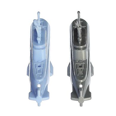 Aurora Toys Small Grey 3.75" Diving Submarine Race Engaging Toys