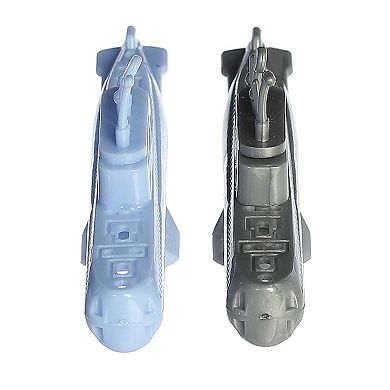 Aurora Toys Small Grey 3.75" Diving Submarine Race Engaging Toys