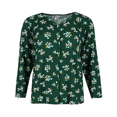Elegant Emily Women's Hunter Floral Pajama Set