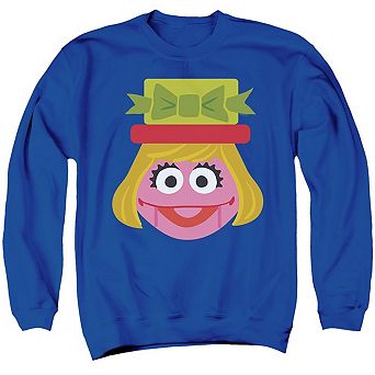 Sesame Street Christmas Nutcracker Prairie Dawn Adult Crewneck Sweatshirt