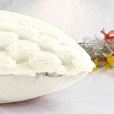 Pack Of 2 Soft Decorative Throw Pillow Covers Plush Cushion Pillowcase For Sofa 20" X 20"