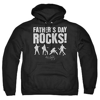 Elvis Presley Fathers Day Rocks Adult Pull Over Hoodie