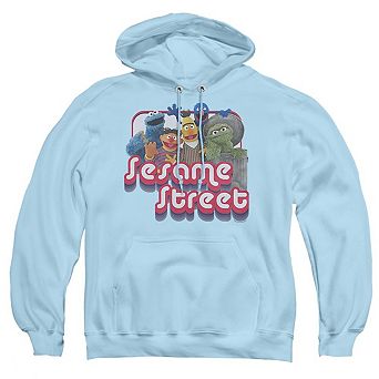 Sesame Street Groovy Group Adult Pull Over Hoodie