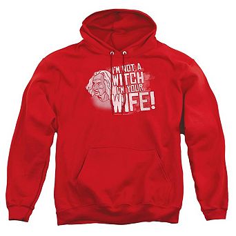 Princess Bride Not A Witch Adult Pull Over Hoodie