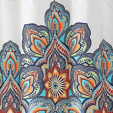 VCNY Home Pandora Printed Bohemian Shower Curtain