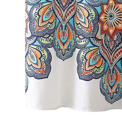 VCNY Home Bohemian Printed Shower Curtain