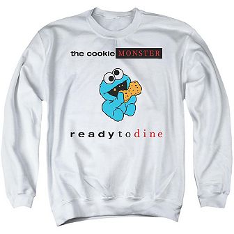 Sesame Street Ready To Dine Adult Crewneck Sweatshirt