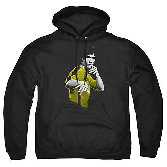 Bruce Lee Suit Of Death Adult Pull Over Hoodie
