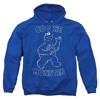 Sesame Street Simple Cookie Adult Pull Over Hoodie