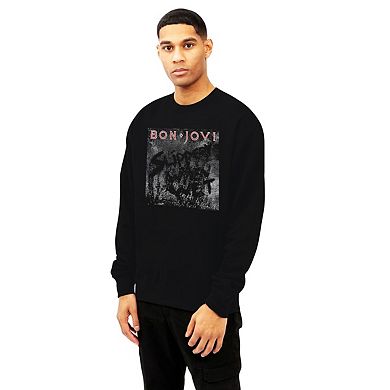 Bon Jovi Slippery Cover Adult Crewneck Sweatshirt