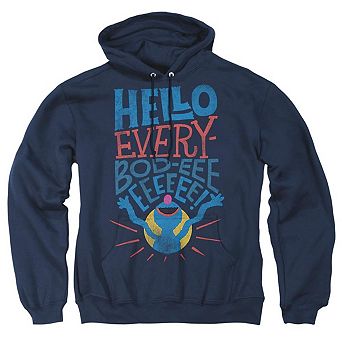 Sesame Street Grover Hello Everybody Adult Pull Over Hoodie