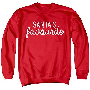 Santa´s Favorite This Christmas Unisex Adult Crewneck Sweatshirt Sweater