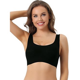 Sports Bra For Women's, Wirefree Lightly Push Up Workout Yoga Sleep Comfort Bralette