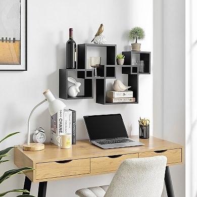 Blocchetto Intersecting Cubes Wall Shelf Unit - Horizontal Or Vertical