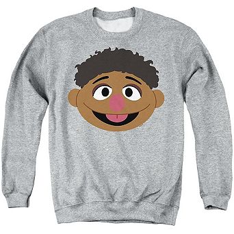 Sesame Street Tamir Face Adult Crewneck Sweatshirt