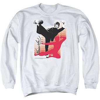 Bruce Lee Kick It Adult Crewneck Sweatshirt