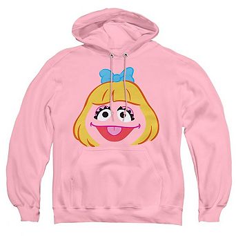 Sesame Street Prairie Dawn Face Adult Pull Over Hoodie