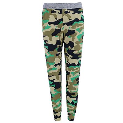 Women s Plus Size Hot Mess With Camo Joggers Pj Set