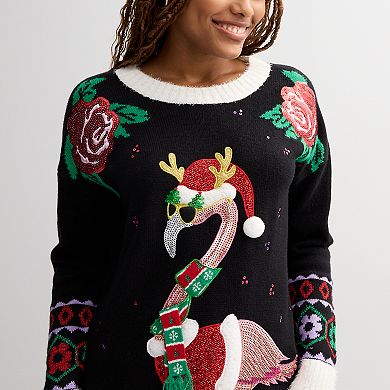 Women's Jollidays Long Sleeve Crewneck Pullover Sweater