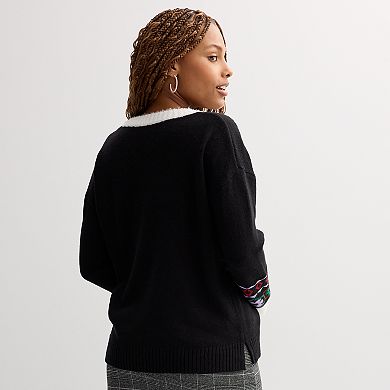Women's Jollidays Long Sleeve Crewneck Pullover Sweater
