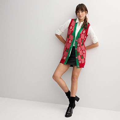 Women's Jollidays Sleeveless Button Front Vest