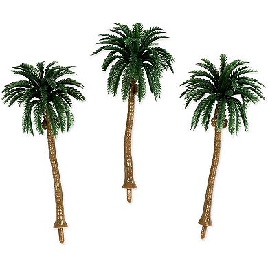 Miniature Model Palm Trees For Dioramas, Diy Crafts (5 Sizes, 15 Pieces)