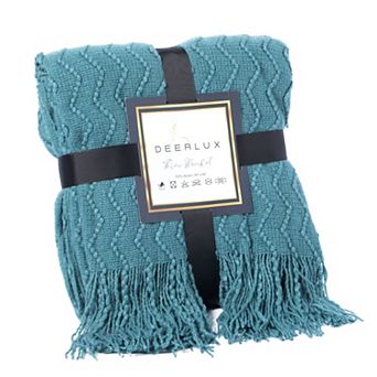 Decorative Throw Blanket, Lightweight, Breathable, All-season, Ideal For Lounging, Gifting
