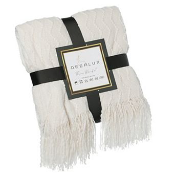 Decorative Throw Blanket, Lightweight, Breathable, All-season, Ideal For Lounging, Gifting