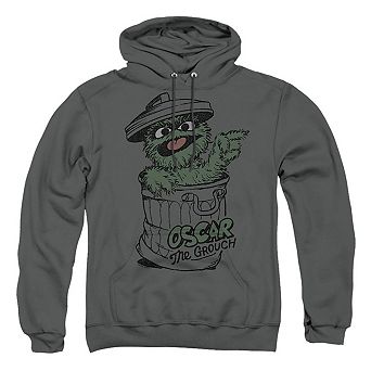 Sesame Street Early Grouch Adult Pull Over Hoodie