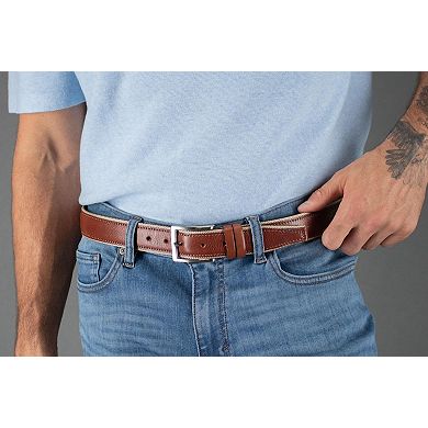 Trafalgar Men's The Back Nine Leather And Nylon Golf Belt