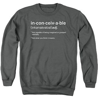 Princess Bride Definition Adult Crewneck Sweatshirt