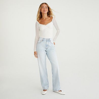 Juniors' Aeropostale 90's Super High Rise Baggy Jeans