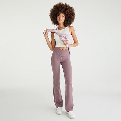 Juniors' Aeropostale Airsoft Crossover Bootcut Leggings