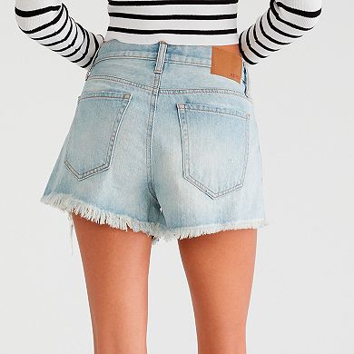 Juniors' Aeropostale High Rise Light Destroy Shorty