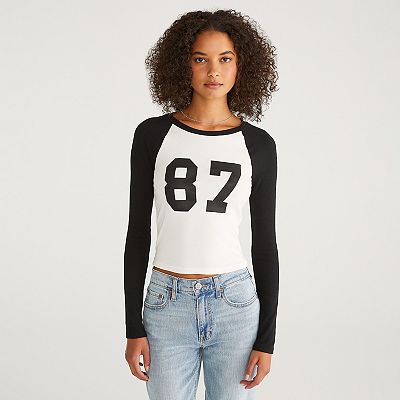 Juniors Aeropostale Long Sleeve Graphic Tee