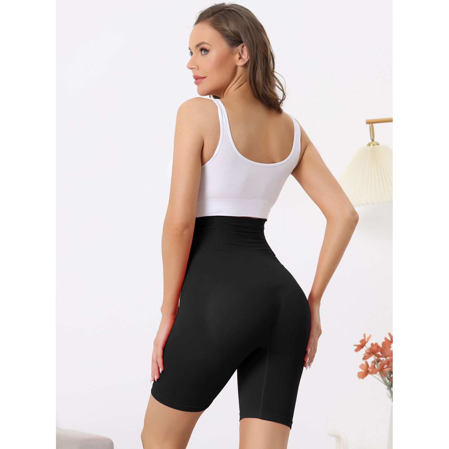 Women High Waist Tummy Control Panties Shapewear Butt Lifter Body Shaper Slimming Briefs Red 3xl