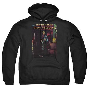 David Bowie Ziggy Stardust Album Adult Pull Over Hoodie