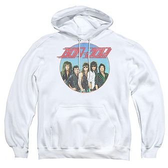 Bon Jovi Bon Sphere Adult Pull Over Hoodie