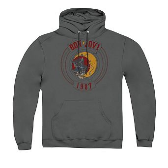Bon Jovi 1987 Adult Pull Over Hoodie