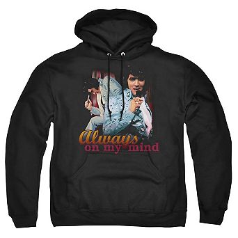 Elvis Presley Always On My Mind Adult Pull Over Hoodie